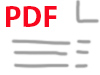 Stilisiertes PDF-Dokument