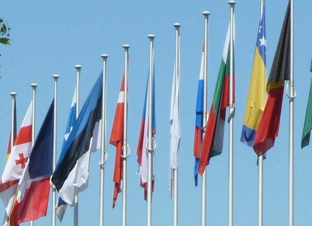 Flaggen verschiedener EU-Länder